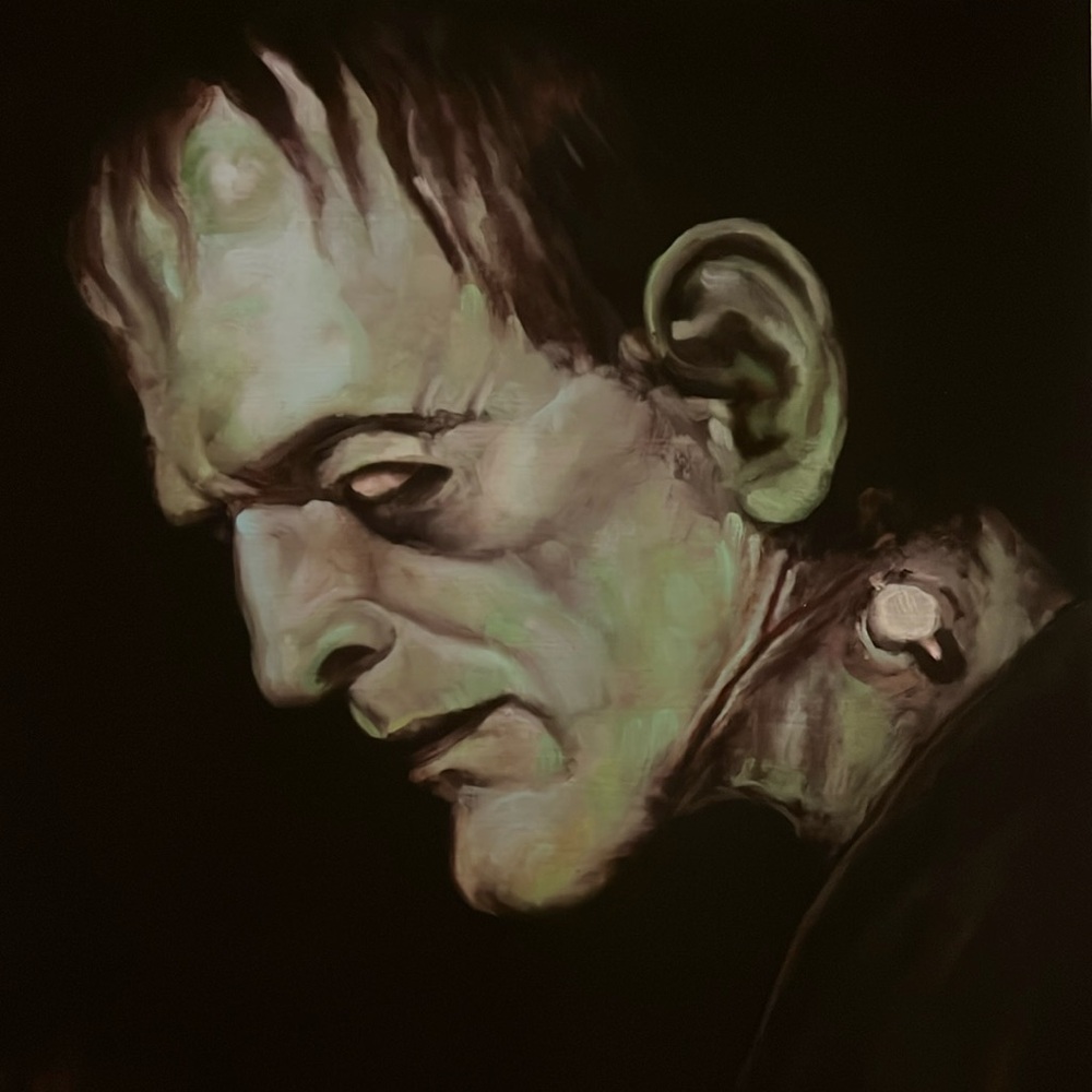 Frankenstein horror art 11x14